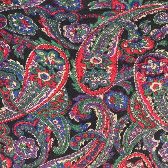 Ralph Lauren paisley colorful top medium - Picture 5 of 9